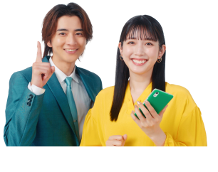 飯島寛騎さんと松田るかさんの写真