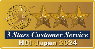 3 Stars Customer Service HDI-Japan 2024